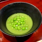 三六五+二 - スナップエンドウの冷製スープ