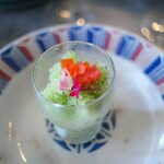 CHILAN - 料理写真:キュウリとココナッツウォーターと蜂蜜でグラニテ。