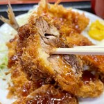 とんかつ不二 - 魚フライ定食 おかず大盛り