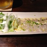 居酒屋 康 - スズキのカルパッチョ