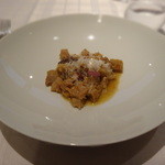 ポンテ デル ピアット - Simmered beef giblets with soup in Piemonte