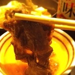 Shabu Shabu Sukiyaki Shabujin Sakai Suji Hommachi - ( ；´Д｀)すき焼き♡ テッテテ〜♪ (効果音)