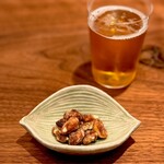 KOBAYASHI - ミックスナッツの飴がけ、ビール