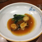 中華ダイニング 一途一心 - アワビのオイスター煮込み