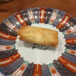 中華ダイニング 一途一心 - ウニと豆乳の春巻き　コレも好き！