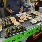 まっちゃんの店 - ホタテにつぶ焼き、美味しそう♪