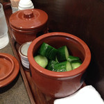 百年亭 - 胡瓜の漬物