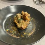 CUCINA CONTENTO - シラスととうもろこしとオクラ、ネギのかき揚げ