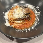 CUCINA CONTENTO - 揚げナスとミートソースモッツァレラチーズのオーブン焼きティンバッロ