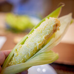 鎌倉 北じま - ⑧トウモロコシの天ぷら