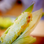 鎌倉 北じま - ⑧トウモロコシの天ぷら