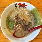 麺屋 だいくう - 細麺マルト醤油とんこつラーメン！！