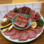 めいげつえん - 盛り合わせ　お好み　牛たん、ハラミ、他