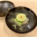 味ひろ - ぼたん鱧と冬瓜のお椀