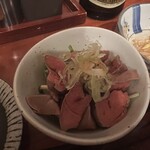 立ち呑み処 なかや - 鶏の塩レバー（とんでもなくうまい）