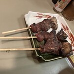 居酒屋 舞子 - 池多牛のハツ串焼き