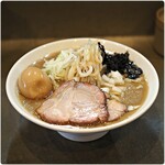 麺処 玖 - 煮干味噌ラーメン 1050円 味玉 170円