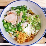 Tokiwa Shokudo - 冷凍秋葵淋醬冷烏冬麵