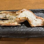 饗酒堂 温on - 海老の鬼瓦焼き　絶品‼️