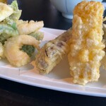 鎌倉 松原庵 - 天ぷら盛り合わせ