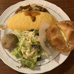 ラケル - KUKU ビーフソースオムライス北海道生クリーム(Wサイズ)