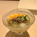 すし寿 - じゅんさいのカクテル