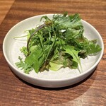 京町堀 なかむら - 梶谷農園のベビーリーフサラダ(お代わり可)