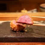 京町堀 なかむら - 山形県産 バークシャー50 ヒレ先