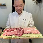 とんかつ乃ぐち - 本日の銘柄豚、いつもの倍の量