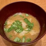 とんかつ乃ぐち - 赤みそ豚汁