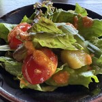 沈壽官茶寮 美山 - クコの実のドレッシングが美味しい