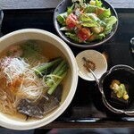 沈壽官茶寮 美山 - 薬膳にゅうめんセット（1760円）