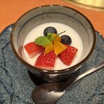 大東園 離れ - 杏仁豆腐