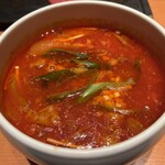 大東園 離れ - ユッケジャンスープ