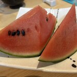 小料理 椿 - デザートには西瓜