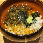 手打蕎麦 じゆうさん - じゅうにコース（蕎麦の実とろろ）