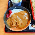 やぶ善 - ミニカツカレー。