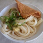 手打うどん たむら - かけうどん（小）250円＋おあげさん@60円