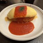 洋食キッチン シャトー - 【2025.6.30(月)】ふわとろオムライス（並盛・トマトソース）1,180円