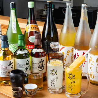 オリジナルサワーやジャパニーズウイスキーなど◎多彩なドリンク