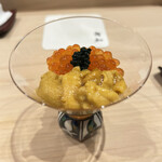 306815181 - 雲丹とイクラの小丼