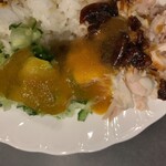 ポンニラペンspice - 南高梅のソースはきゅうりに掛けていただきました