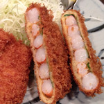 百年亭 - 海老カツ