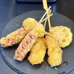 串カツ×串天×海鮮×日本酒 わらいや - 