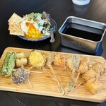 串カツ×串天×海鮮×日本酒 わらいや - 