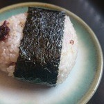 手打 神代そば - そば味噌おにぎり