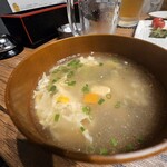 伊達ホルモン - 一気飲みで終わったスープ