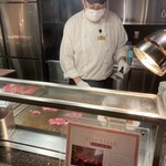 ダイニング ブリックサイド - オープンキッチン