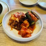 蘭 - キムチ盛り合わせ