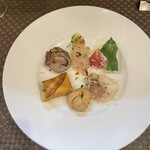 ボッテガ ミーノ - 前菜盛り合わせ1,400円